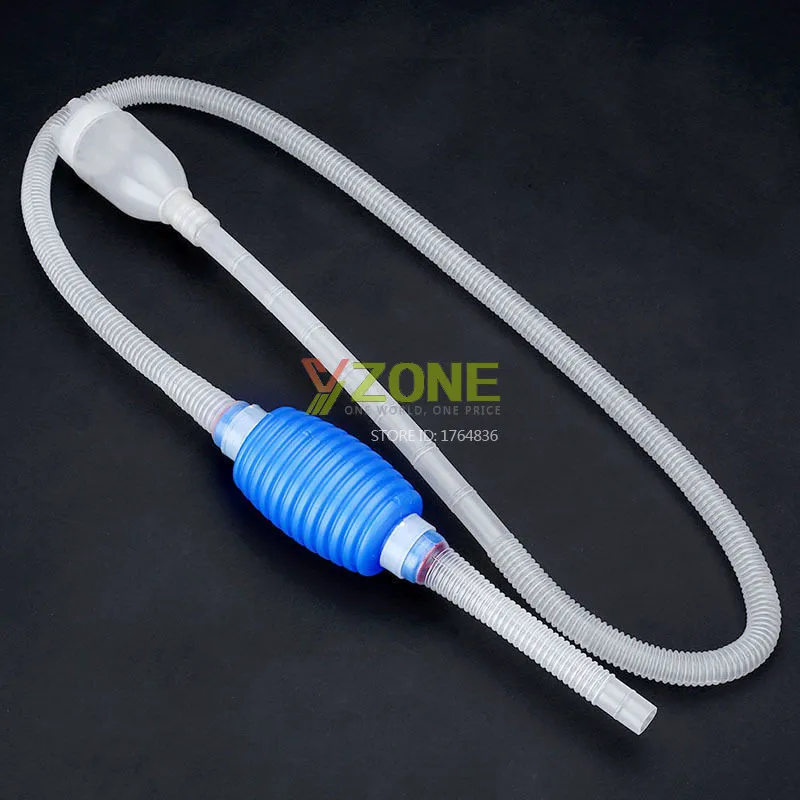 1.5m Aquarium Syphon Water Changer Manual Cleaner Tool Gravel Suction Pump Pipe Filter Wash Sand Accessories | Дом и сад