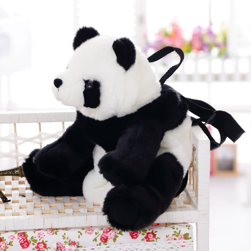 #*Cheap Kawaii Panda plush backpack cute plush toy backpack kids toy school bag handbag gift for kids children Christmas Giftl., on sale