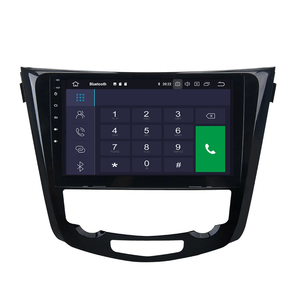 Clearance 10.2" Android 9.0 64GB Car GPS Navigation Radio Player for Nissan X-Trail Qashqail 2014-2017 with headunit Stereo Multimedia DSP 4