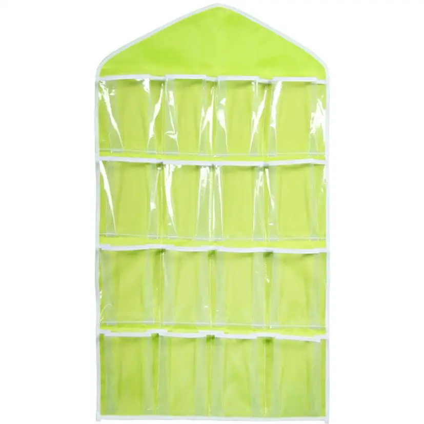 Мода 16 карманов подвесной органайзер многофункциональный для сортировки нижнего белья сумка для хранения двери настенный шкаф Органайзер Сумка