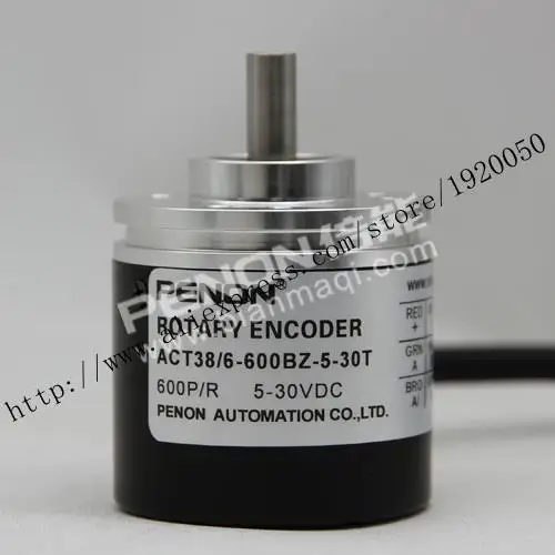 

The stable performance ACT38 / 6-600BZ-5-30T rotary encoder photoelectric gun solid shaft 6mm