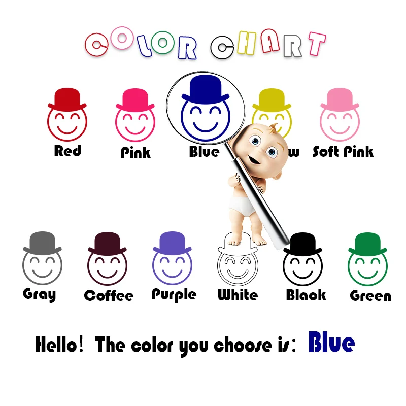 Crayon Shin-chan наклейки на унитаз Съемный Виниловый плакат для украшения унитаза Наклейка Фреска - Цвет: Синий