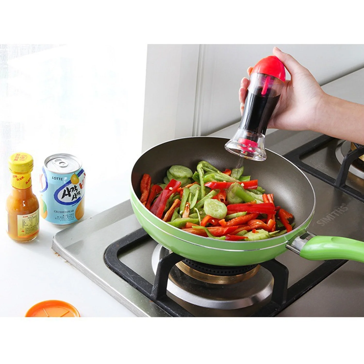 Behogar Spray Olive Oil Sauce Cruet Spraying Sprayer Vinegar Bottle Dispenser Ware Gadget Cooking Tool for Camping Barbecue