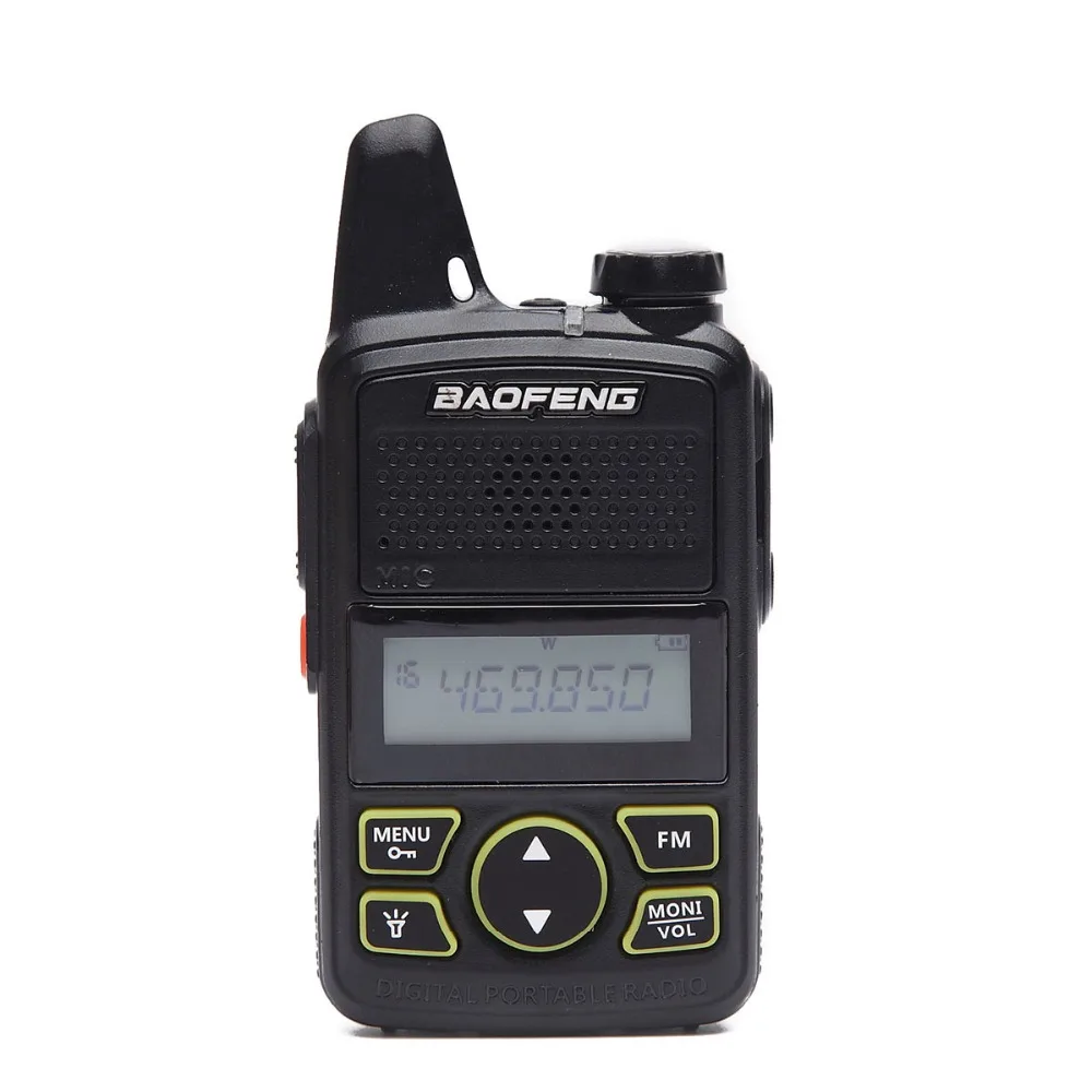 Из 2 предметов BAOFENG BF-T1 Мини Джинсы-бойфренды T1 иди и болтай Walkie Talkie UHF 400-470 МГц 20CH портативный любительский радиопередатчик ручной трансивер+ кабель для программирования