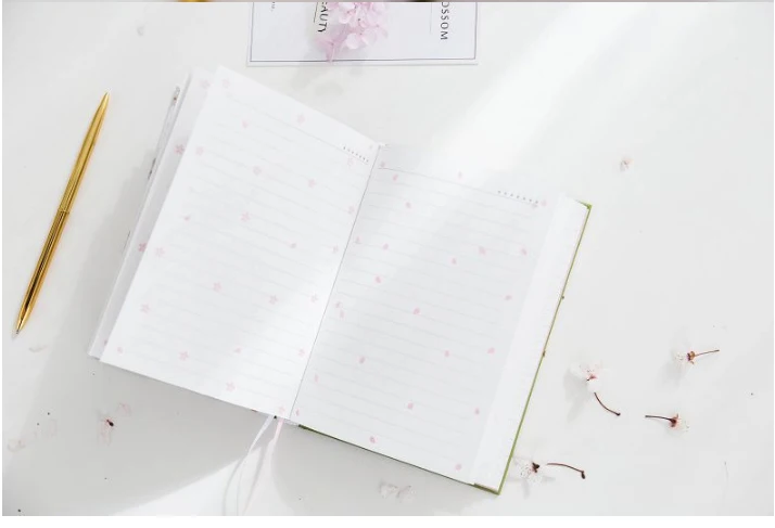 Kawaii милый японский цветок в горошек блокнот офисный школьный ежедневный Еженедельный ежемесячный планировщик канцелярские товары дневник Bullet Journal