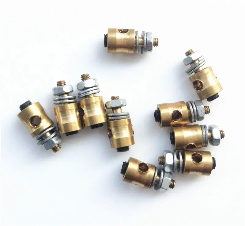 

20pieces Copper Positioning Bean 2.1mm Fast Metal Regulator Rudder Angle Connecting Rod Fast Connector