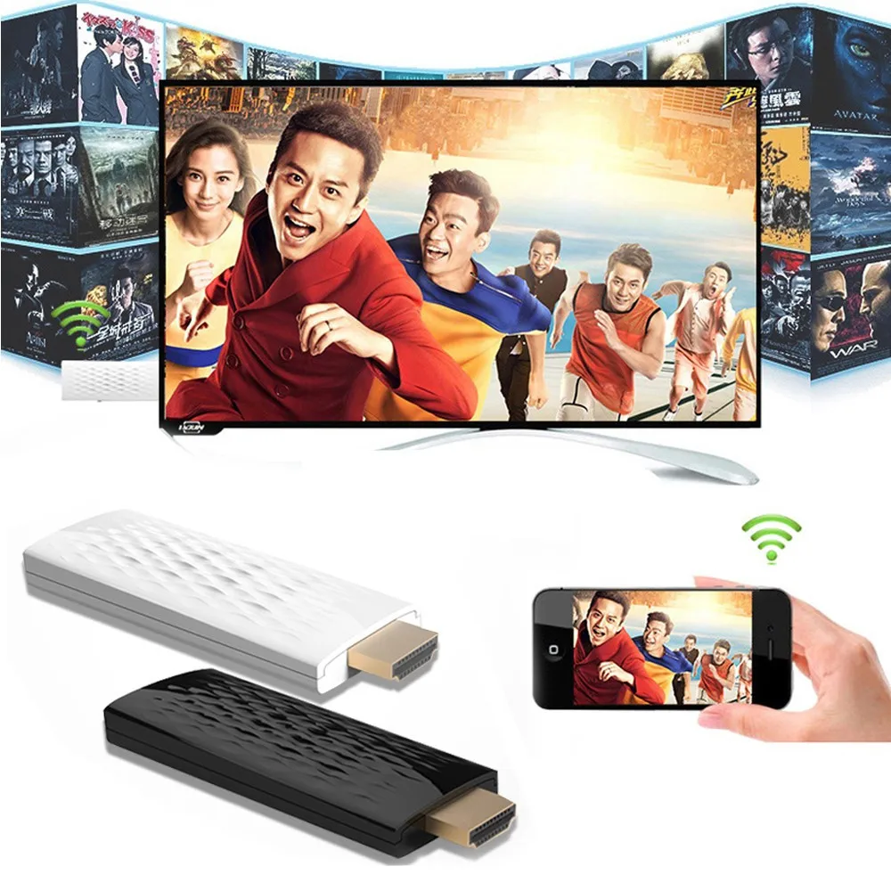 Беспроводной Wifi Airplay экран телефона к HDMI ТВ адаптер ключа для iPad iPhone 6 6S Plus 5 5S Samsung S7