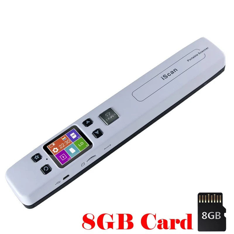 High Speed Portable Scanner A4 Size Document Scanner 1050DPI JPG/PDF