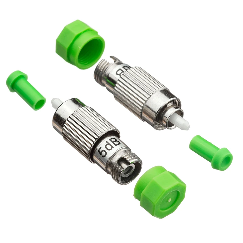 

5pcs Fiber Optic Attenuator FC APC 3dB 5dB 7dB 10dB 15dB SM Female to Male FTTH CATV Fiber Optical Attenuator