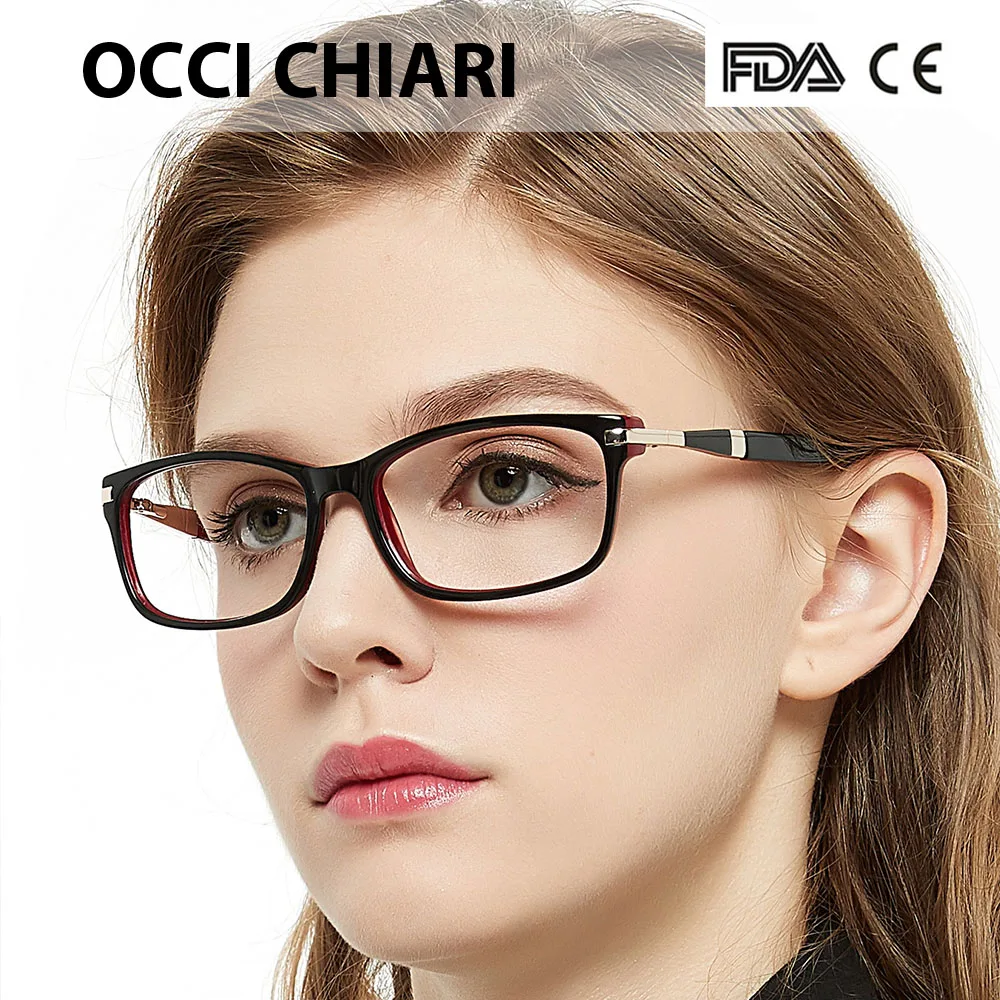 OCCI CHIARI оптические очки оправа для женщин винтажный синий светильник блокирующие
