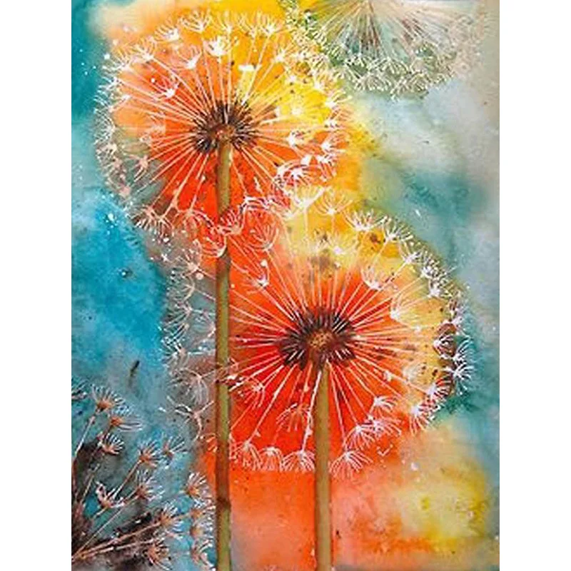30x40 см Новое поступление Одуванчик алмазная живопись 5D DIY Вышивка крестиком