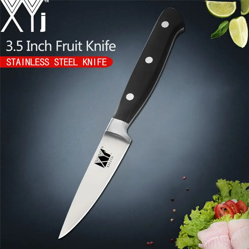 XYj японский инструмент для очистки овощей Santoku для нарезки хлеба шеф-повара из нержавеющей стали кухонный нож с антипригарным лезвием полный Тан инструменты для приготовления пищи - Цвет: 3.5 inch Paring