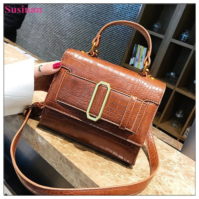 

Small handbag retro leather crossbody bags for women 2018 new flap shoulder bag tote luxury female messenger bag black brown
