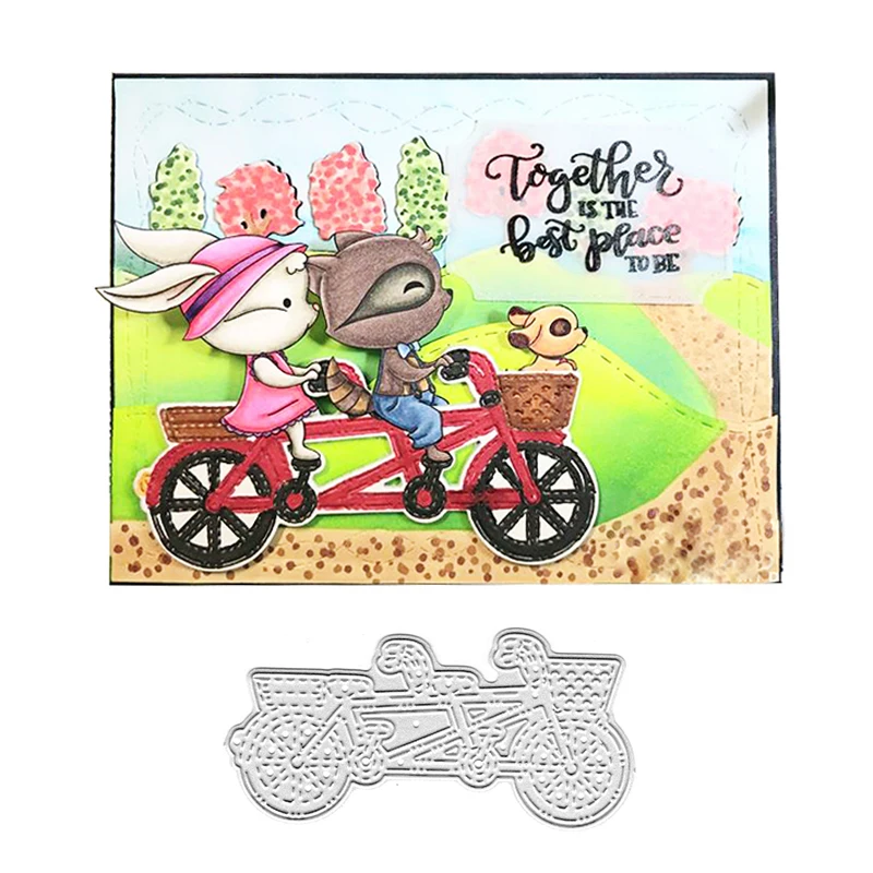 

Julyarts Metal Scrapbooking Cutting Dies Bicycle Bike Scrapbooking Metal For Card Making DIY Troqueles Craft Dies