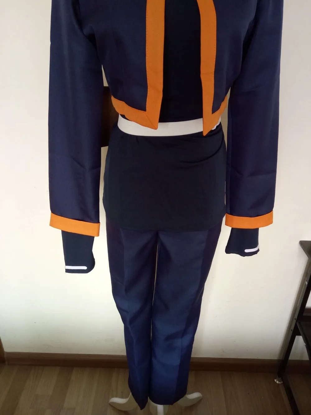 Naruto: Uchiha Obito | Black & Orange Akatsuki Outfit PU Leather Cosplay Costume Set 24 Uchiha Obito Cosplay Costume Accessories
