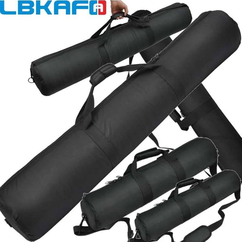 LBKAFA Tripod Bag Black 55cm 65cm 75cm 90cm 100cm Padded Strap Camera