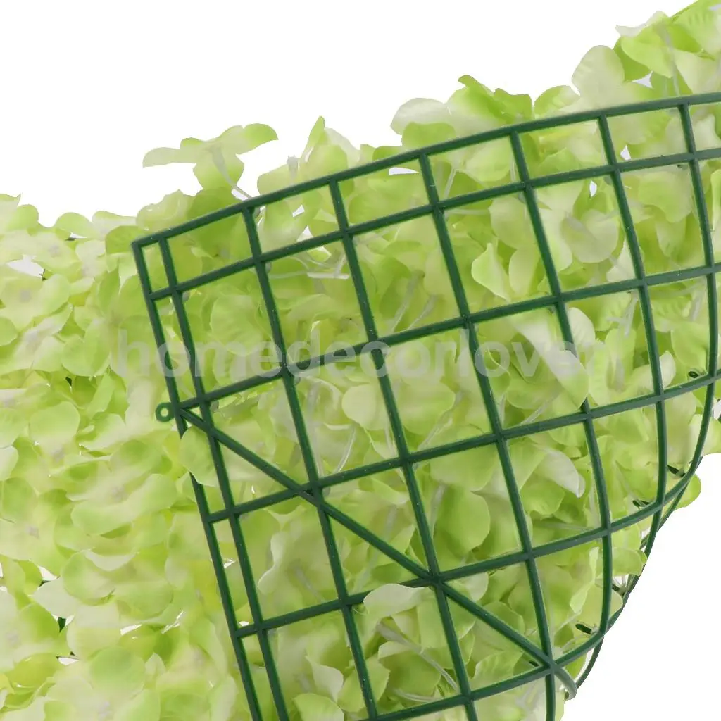 Upscale Artificial Flower Wall Panel Hydrangea Floral Carpet for Wedding Home Garden Shop Store Decoration