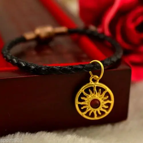 

Hi-Q 999 Pure 24K Yellow Gold / Lucky Sunflower Bracelet or Pendant