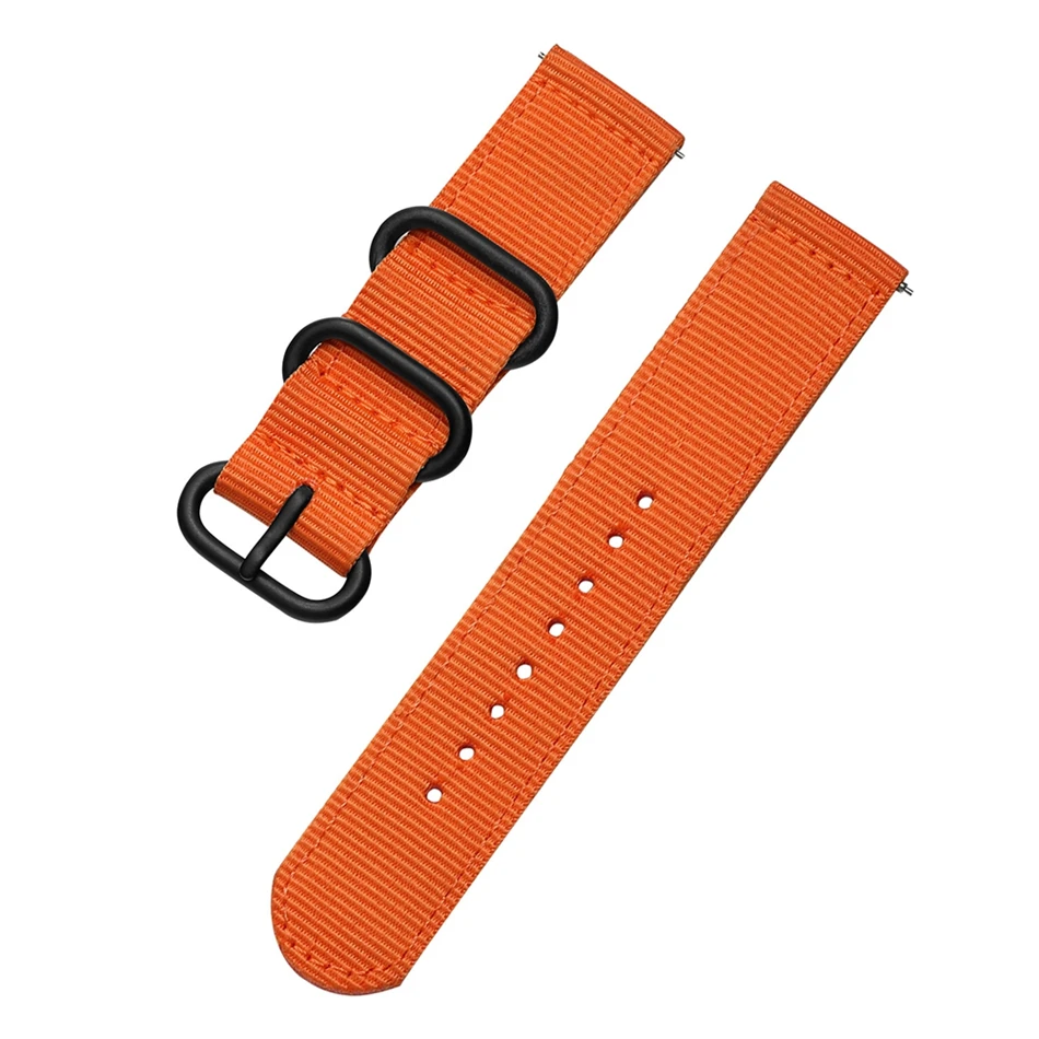 Canvas Nylon Wristband Strap For Xiaomi Amazfit Stratos 2 Pace Straps For Amazfit Bip Watch band For Samsung Gear S3 S2 Bracelet13