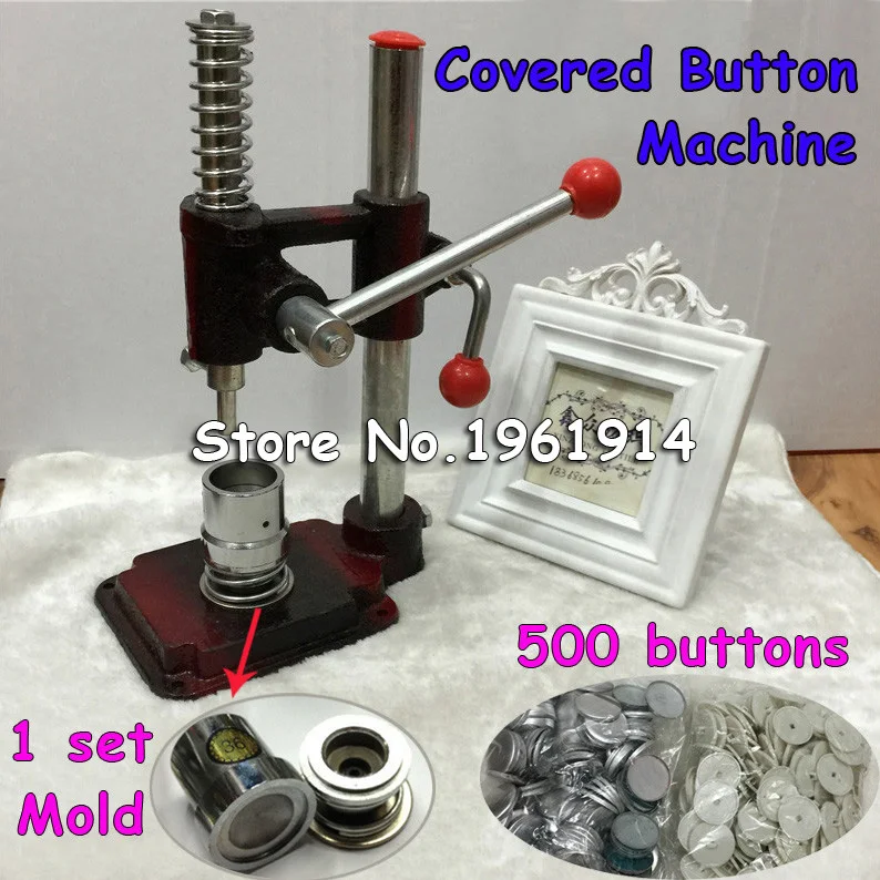 Fabric Covered Button Press Machine Handmade Fabric Self Cover Button