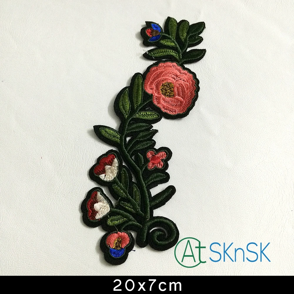 Buy Flower Venice Fabric Appliques Embroidered Lace
