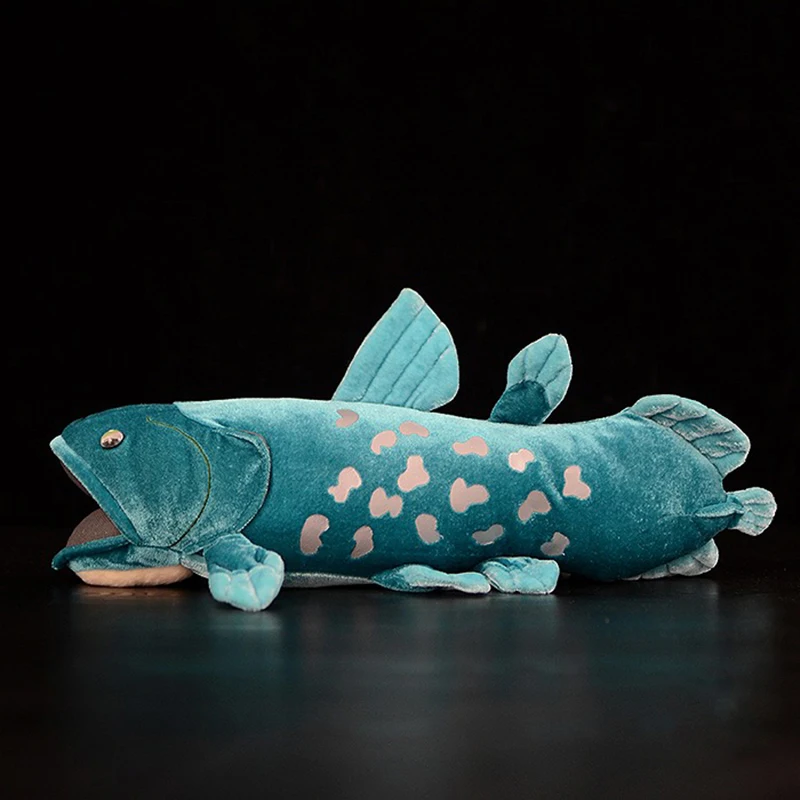 38 см Высокое качество настоящая жизнь Coelacanth мягкие игрушки Реалистичные морские животные костлявая Плюшевая Игрушка Рыба мягкие игрушки для детей