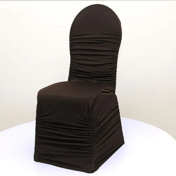 hot sale & high quality 50pcs black chair covers wedding lycra