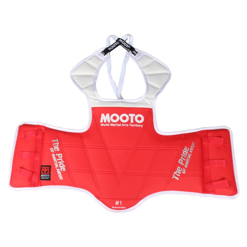 MOOTO Taekwondo Chest guards back supporter karate vest MMA kick boxing