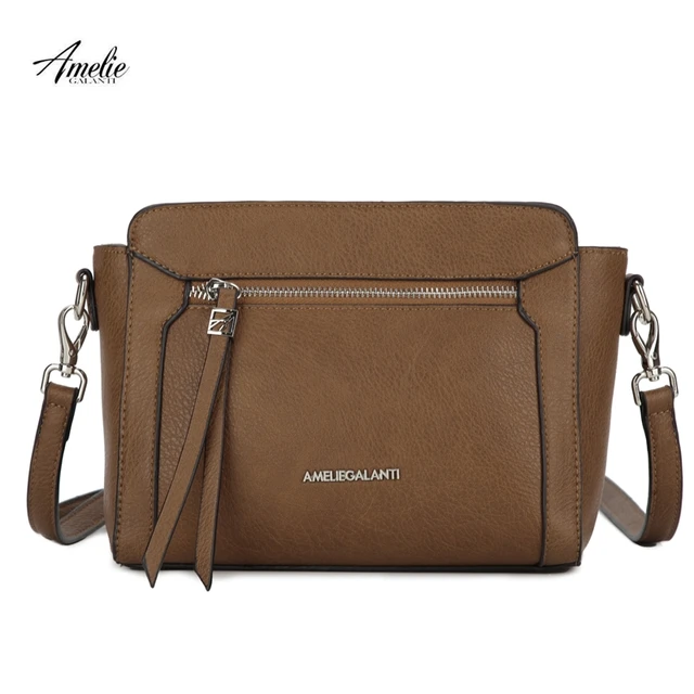 AMELIE GALANTI Women Leather Messenger Bag for Women 2018 Small Bag Shoulder & Crossbody Bags Fashion Large capacity Women Bag