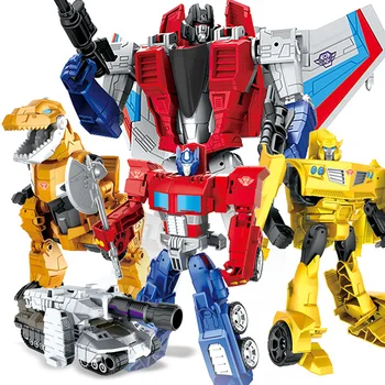 

Best Gift Alloy Version Robot Model Toy Figures Deformation Robots Toys Boy Birthday Present