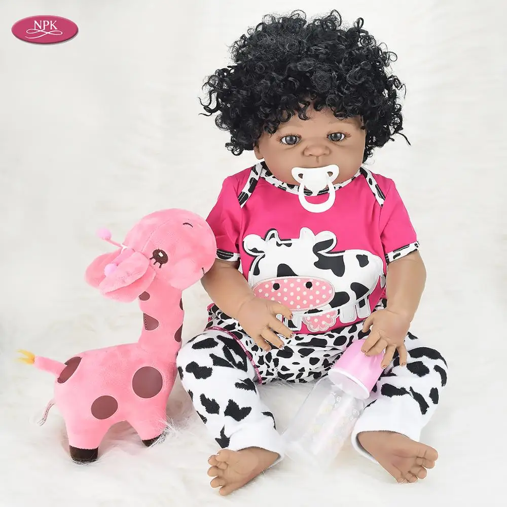 

NPK Lifelike Princess Full Silicone Baby Girl Reborn Toddler Dolls Toys 55CM Soft Vinyl Realista Bebe Menina Bonecas Brinquedo