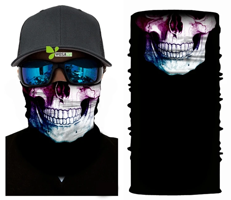 WOSAWE велосипедная маска 3D треугольный головной платок на шею УФ защитная шапка-Балаклава повязка на голову для велосипеда зимняя Лыжная маска для лица аксессуары
