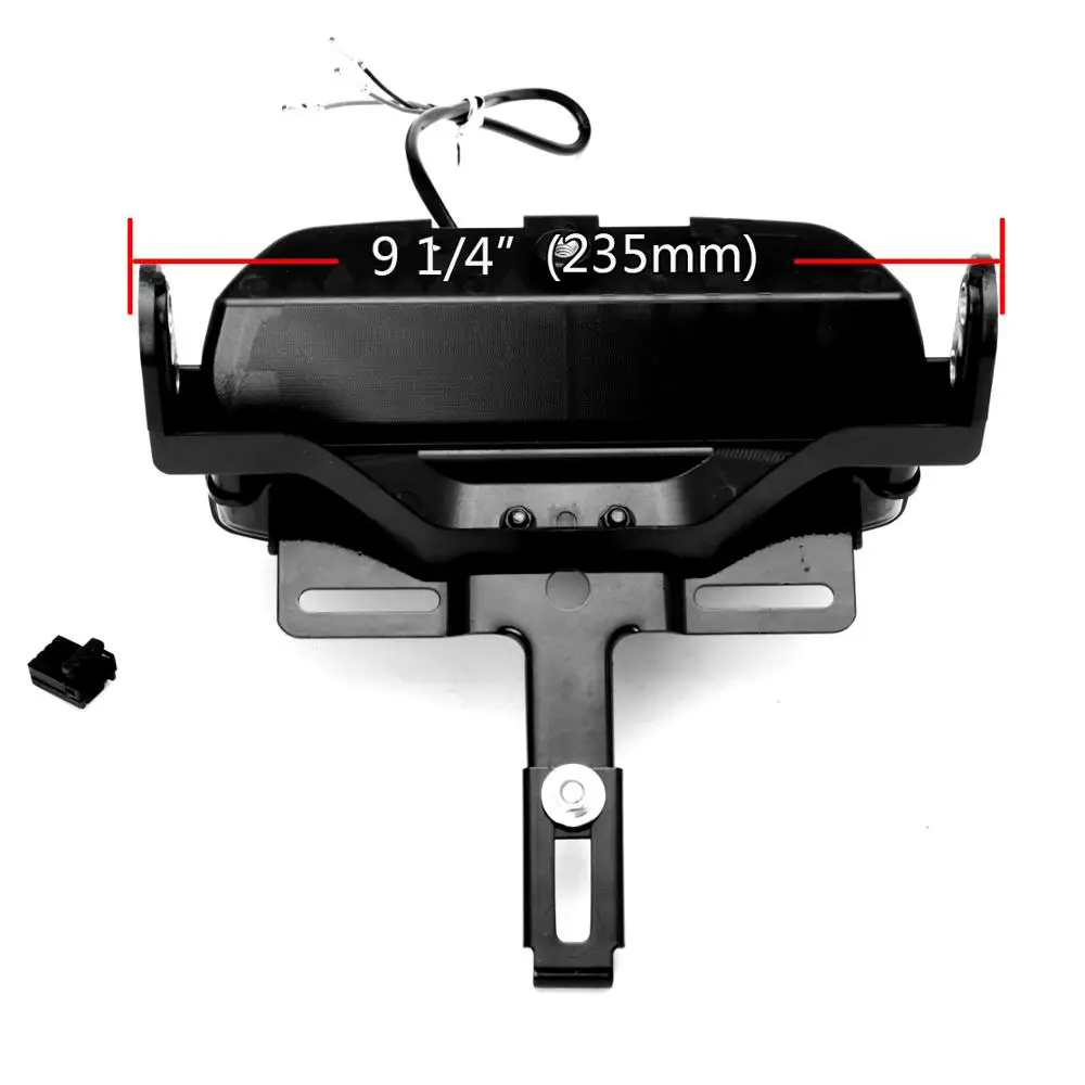 Мотоцикл Дым три бар заднее крыло тормозной Хвост светодиодный кронштейн для светильника Крепление подходит для Harley Dyna мотоцикл Harley-Davidson Dyna Fat Bob fxdf 2008