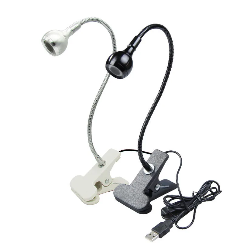 

Flexible LED Table Lamp USB Clip Light Eye Protection Reading Desk Lamp with Clip Creative Book Lights Hose Clip Lamps Gift