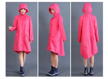 

Raincoat, Long Sleeved Tourist Raincoat. New Style Rain Cape, Adult Lady's Windbreaker,