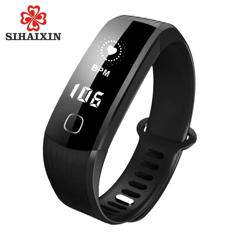 

SIHAIXIN Smart Watches Unisex Touch Screen Bluetooth Smartwatch For Android Sports Heart Rate Tracker Blood Pressure Wristband