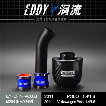 

Top quality high flow power up Carbon fiber air filter intake system Kits for Volkswagen POLO 1.4 1.6 1.4T EA211 2009-2016