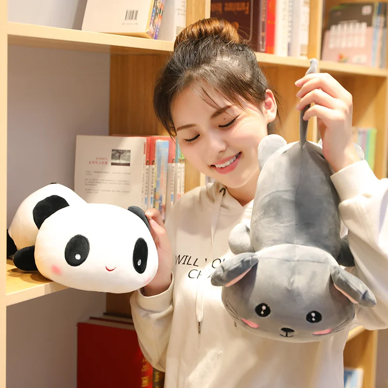 

New 14 Kinds Cute Long Plush Toy Kid Playmate Soft Animal Stuffed Doll Sofa Pillow Back Cushion Baby Cartoon Pillow Girl Gifts