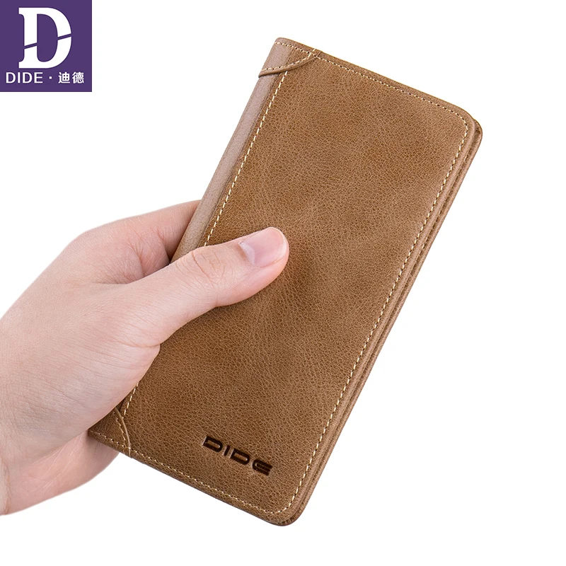 

DIDE Clutch Wallet Genuine Leather Card & ID Holders Wallet Long Card Holder Wallet For Male Slim thin Vintage Wallets