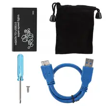 Mini 1.8 Inch MSATA to USB 3.0 External Hard Drive Mobile Disk Case Cover Box