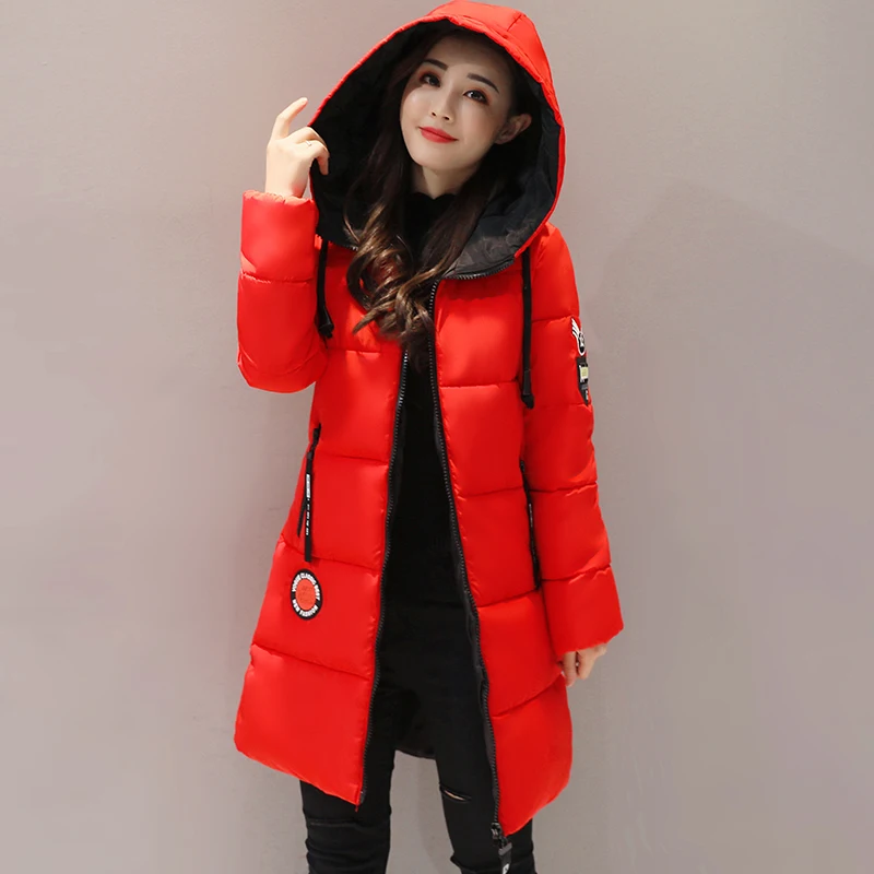 Cotton padded jacket 2018 new winter cotton jacket, women's thickened down feather cotton suit