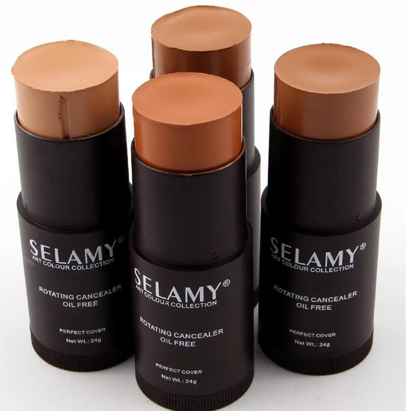 

Brand Makeup Creamy Perfect Concealer Foundation Stick Highlight Contouring Nude Face Waterproof Base Maquiagem Contour Cream