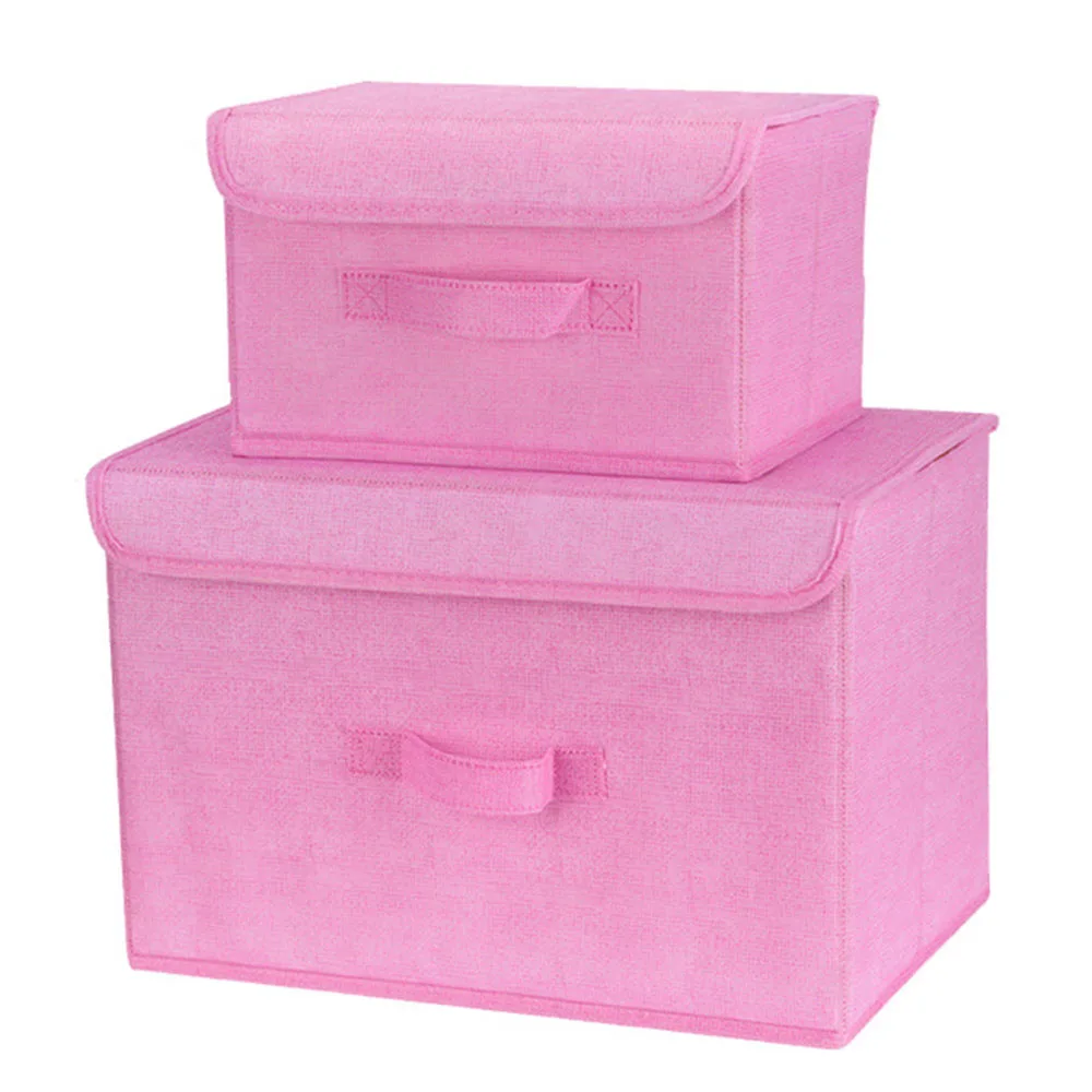 Buy 2pcs/set Multifunction Foldable Covered Storage