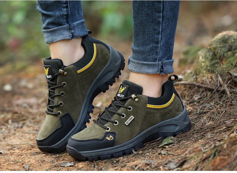 Men Suede Mountain Climbing Shoes (17)