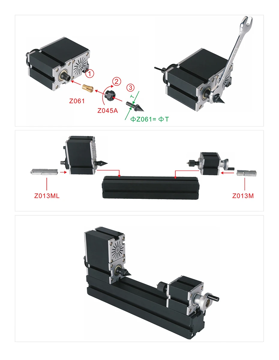 TZ20003MP DIY гальваническим BigPower мини металлический токарный станок, 60 Вт 12000r/мин двигателя, стандартизированные воспитании детей, подарок