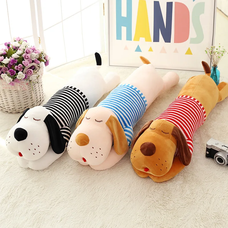 

Cuddly lay prone dog plush toy large pillows Bedroom bed pillows Home decor pillows Children birthday gifts waist cushio