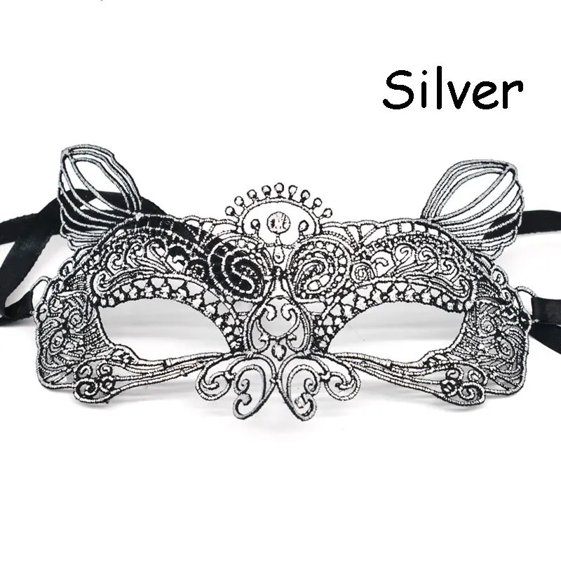 2017 new colorful lace mask gilt silver lace wedding and party mask nightclub dance sexy mask vintage masquerade party mask (2)