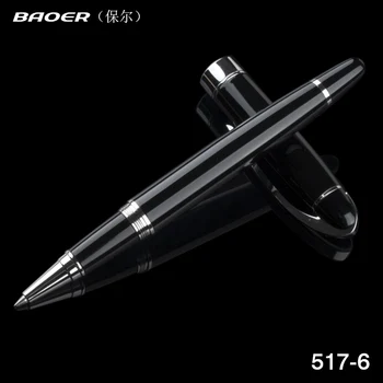 

Baoer 517 Black Metal Roller ball Pen Noble Luxury Ballpoint/Sign/Writing Pens