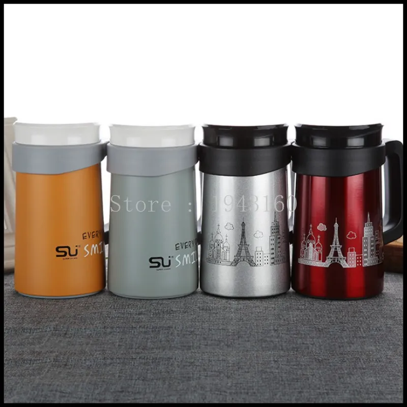 500ML Thermos Mug Double Stainless Steel Thermo Mug Vacuum Flask Cup