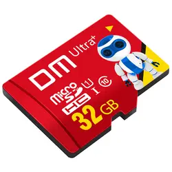 DM MCSD010-C10 Micro SD карта класс 10 TF карта 16 ГБ 32 ГБ 64 Гб 128 Гб карта памяти красный цвет